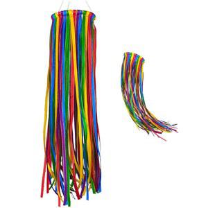 마드로나 브랜드 짧은 리본 윈독 내구성 있는 야외 걸이 장식 마당 정원 파티오 데크 등 28인치