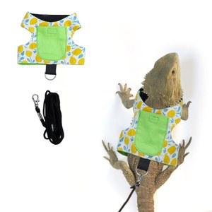 수염 드래곤 트래커 파우치 활동 칼라 모니터 에어 태그 파충류 하네스 및 목줄 GPS 추적 장치 홀더 양서류용