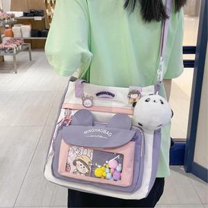 초등학생 데일리 투명포켓 크로스백 키즈패피 아동미니백 어린이휴대폰가방