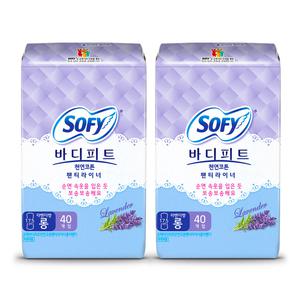 바디피트 코튼 팬티라이너 라벤더향 롱