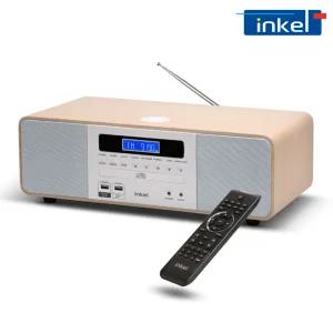 인켈 IK-A360CD 화이트 블루투스 올인원 오디오 CD플레이어 라디오 시계 알람