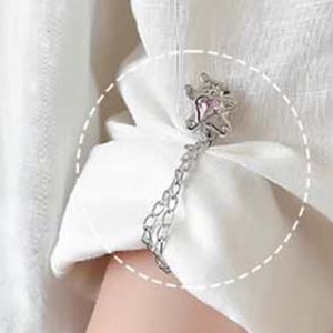 소매고정 집게 흘러내림방지 클립 자석형 멜빵 패션 의류