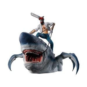 이치반쇼 피규어 - 전기톱 맨 & 빔 메가 임팩트 동상