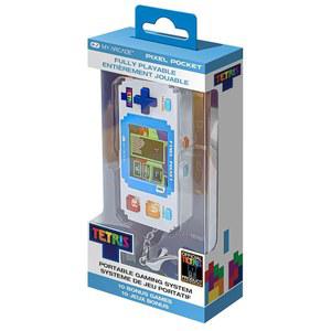 [미국배송] 테트리스 픽셀 플레이어: 공식 라이선스 및 게임이 전략 아케이드 휴대용 키체인 게임 비디오 퍼즐 게임 보너스 성인용 타이니 포함된 10가지