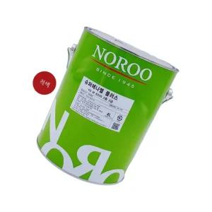 노루 슈퍼에나멜 플러스 적색 유광 4L 알키드수지 나무페인트 외부용페인트