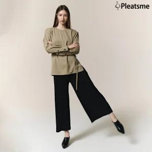 (25FW) 플리츠 투티어드 와이드 팬츠