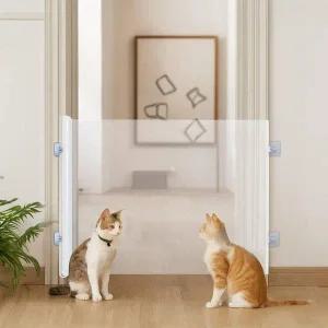 [콩심팥심]강아지 울타리 펜스 베란다 방묘문 애견 펫도어 가림막 2컬러 고양이문 고양이펜스 애견울타리