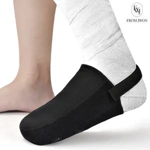 발 반 깁스 양말 기브스 신발 발가락 깁스 보호대 덧신 다리 환자 병원 요양원