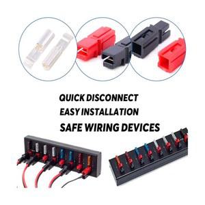 앤더슨 파워폴 인터락킹 플러그 단자용 절연 커버 포함 전원 커넥터 액세서리 10 쌍 30A 600V