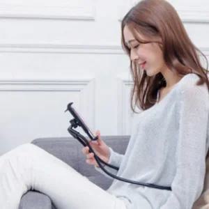 휴대폰 목걸이형 자바라 스마트폰 넥 거치대