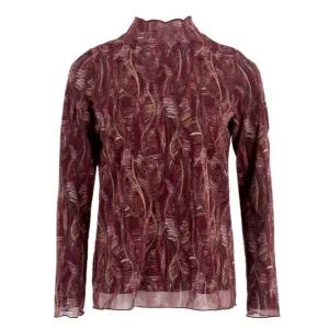 [롯데백화점]벨리시앙 하프넥 레이어드 레이스 블라우스 BL4324