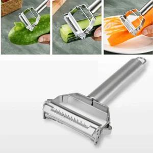 스텐 야채 만능 채칼 줄리앤커터 필러 슬라이서 당근 감자 양배추 채썰기