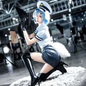 렘 코스프레 의상 코스튬 메이드복 옷 크리스마스 촬영 피규어