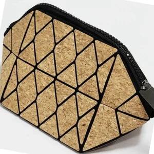 코르크 메이크업 파우치 스펀지 클렌징 브러시 목욕 소품 정리함 (WFJEOV7)