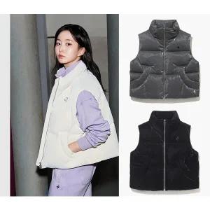 [르꼬끄](대전신세계)[40% OFF] (QP422ODVN1) 여성 크롭 다운 베스트 / 대전신세계