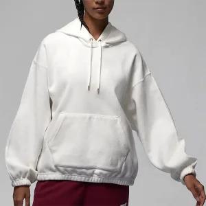 나이키 여성 조던 풀오버 윈터라이즈드 후드티 화이트 FD7238-133