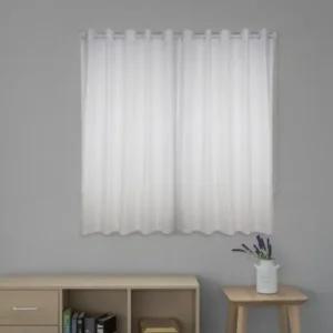 쉬폰커튼 작은창 나비주름 차르르 암막 화이트 창문 (WFJLHTH)