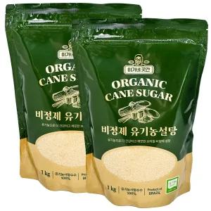 이가네 비정제 유기농 원당 황설탕 1kg x 2개,이타자 사탕수수 원당