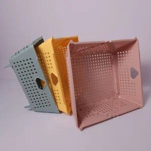 접이식 채반 바구니 정리 용품/수납/바스켓/수납함/정리함/보관함/플라스틱/다용도/폴딩/사각/적재/적층형