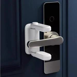 문고리 잠금 장치 무타공 안전고리 문 열림 방지 고양이 아기 방문 스토퍼 손잡이 도어락