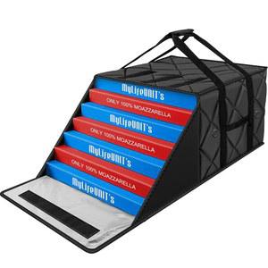 배달용 MyLifeUNIT 피자 백, 보온 및 음식 가방, 20인치 x 14인치 워머 6-7개의 대형 18인치 박스, 핫 캐리어 가방 보관 가능