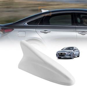 AMSPRAC 샤크 핀 안테나 커버, 현대 쏘나타 LF 4도어 세단 2014-2019, 엘란트라 2011-2016, 기아 옵티마 2014-2016,96210-3X100/962102T700ABT(화이트)와 호환되는 차량 루프