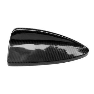 EHBOTA 드라이 카본 파이버 샤크 핀 안테나 커버 트림 FM AM 라디오 에어리얼, BMW 3 시리즈 E90 2005-2011 E92 2006-2013 4 F80(M3)용 접착