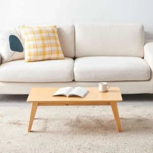 소나무 원목 접이식 테이블 거실 인테리어 다용도 식탁 800