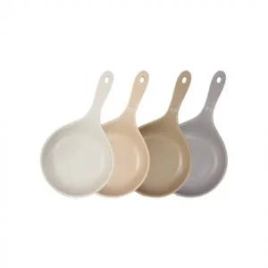 보고 손잡이 앞접시 중-H 식기 플라스틱 PBA FREE 그릇 캠핑 낚시 야유회 등산 먹방접시