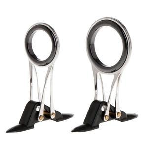 77HC 가이드 링 낚시대 폴 라인 탑 접이식 스테인레스 스틸 텔레스크