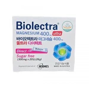 바이오렉트라 마그네슘 400 울트라 다이렉트 20포 3박스