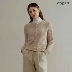 [ab.plus] 클래식 트위드 골드버튼 가디건 (LSZ4MY36A)