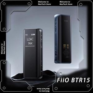 FiiO BTR15 Bluetooth 수신기 USB DAC 고해상도 헤드폰 앰프 DSD 디코딩 헤드폰 맞춤형 이어 앰프 3.5/4.4m