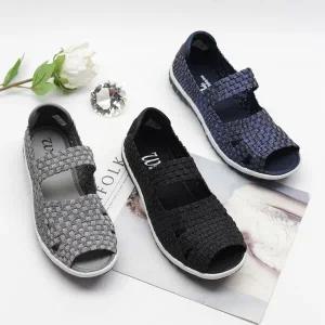 [라파파] 여성 K02 오픈토 컴포트 우븐 운동화