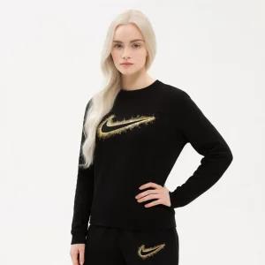 [나이키]나이키 골드 빅스우시 여성 기모 루즈핏 맨투맨티셔츠 S M