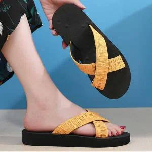 슬리퍼쇼핑몰 여자 가벼운 캐주얼 여름 슬리퍼 데일리 외출 슈즈