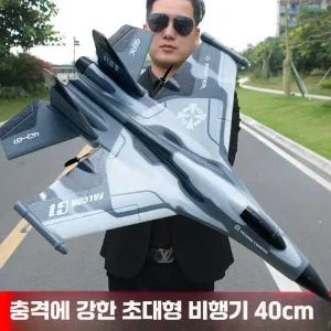 ezs RC비행기 조종 비행기 블루 무선조종 배터리 전투기