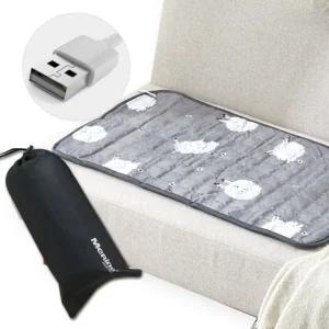메리노 USB 탄소온열매트 온열방석 DC 5V 2A 캠핑 여행 네이비
