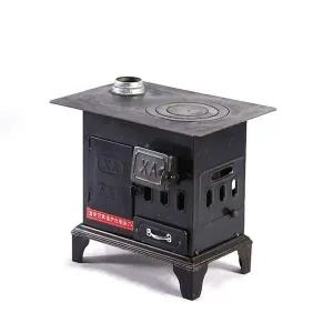 레트로 사각 장작불 난로(소) 숯불바베큐그릴 야외용그릴 BBQ석쇠