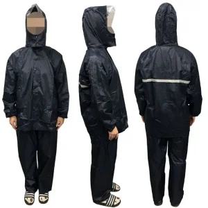 다회용 성인 남자 남성 방수 방수복 작업용 상하 우의 우비 비옷 레인 코트 고급