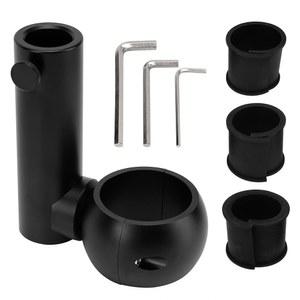 조정 가능한 보트 마운트, 플래그 폴 검은색 레일 키트 가능, 브래킷 타워 없음, 360도 홀더, 드릴링 웨이크보드