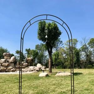꽃울타리 아치형 넝쿨 가든 화단 스탠드 정원 대문 철제