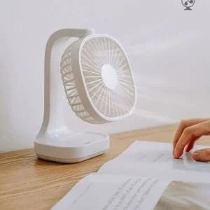 [골드스마일]사무실 공부방 화장대 각도 조절 충전용 선풍기