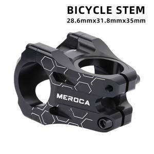 MEROCA MTB 줄기 31.8x35mm 고강도 짧은 핸들 알루미늄 합금 자전거 다리 경주 내리막 자전거/도로