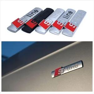 D21 아우디 S LINE 라인 엠블럼 스티커 뱃지 배지 자동차꾸미기 자동차튜닝스티커
