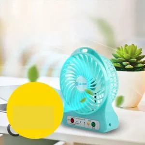 [골드스마일]Coms 미니 토네이도 USB 선풍기 (90mm 팬) Sky Blue