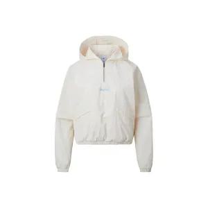 [미즈노](천안아산점)여성 우븐 크롭 아노락 자수 나일론 트윌 원단 32YE475048