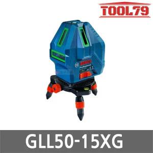 보쉬 GLL50-15XG 그린 레이저 레벨기 수평 라인 작업범위 15m 수평 실내 건설 인테리어