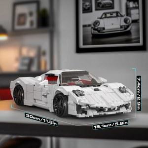 몰드 킹 10196 클래식 스포츠카 빌딩 블록 키트 1423피스 성인 및 수집가를 위한 STEM 이국적인 스케일 모델 선물