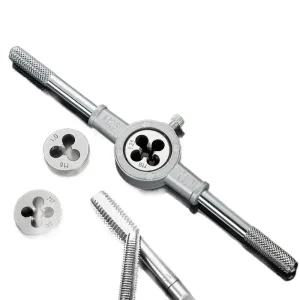 다이스 핸드 탭 렌치 볼트 나사산 탭다이스 수리 공작 공구 규격 나사산탭 나사탭 나사